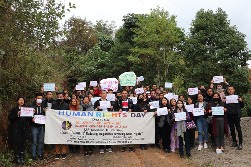 Participants during the observance of Human Rights Day at NEN Resource Centre, Chizami on December 10. (Photo Courtesy: NEN)